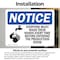 Signmission Safety Culture Sign, 5 in Width, Vinyl Decal, Rectangle OS-2PACK-NS-D-35-L-12198 - alternate 4